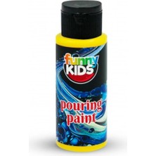 Meschain Meschaın Funny Kids Pourıng Akrilik Boya 70CC Sarı