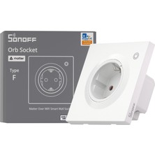 Sonoff Fusion Serisi Matter Akıllı Duvar Prizi | WS01TPF-E