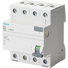 Siemens 5SZ1342-6YA 25A 30MA 4p Kaçak Akım Koruma Rölesi