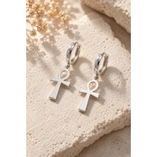 Nalia Takı Ankh (Ra) Gümüş Küpe