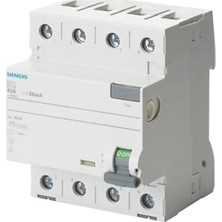 Siemens 5SV3644-6 40A 300MA Tip A Selektif 4p Kaçak Akım Koruma Rölesi