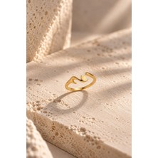 Nalia Takı Ayarlı Kedi Yüzük (Gold)