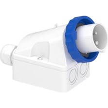 Schneider 83554 3X16A Monofaze 2p+T IP67 Vidalı Duvar Fişi