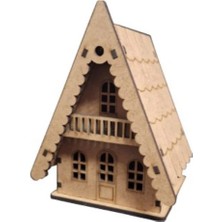 Meschain Meschaın Esmay Ahşap Maketim 3D Bungalov Evi Demonte