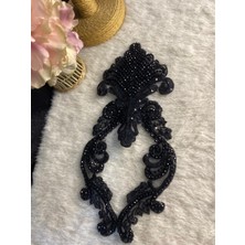 Boncuk Işlemeli  Aplik Boy 30 cm En 15CM