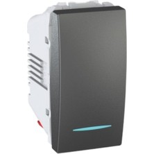 Schneider MGU3.103.12N Unica Grafit Işıklı Vaviyen