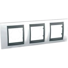 Schneider MGU66.006.292 Unica Top Üçlü Yatay Çerçeve