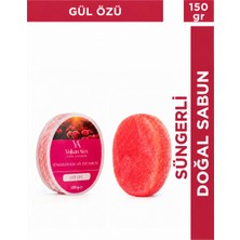 Volkan Ates Natural & Beauty Gül Süngerli Doğal Sabun 150 gr
