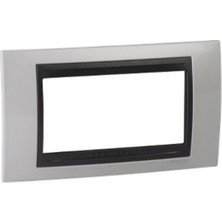 Schneider MGU66.104.292 Dört Modül Çerçeve Beyaz/grafit