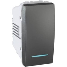 Schneider MGU3.101.12N Unica Grafit Işıklı Anahtar