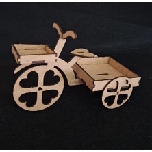 Meschain Meschaın Esmay Ahşap Maketim 3D Sepetli Bisiklet Demonte