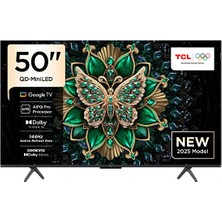 TCL 50C6K 50" 127   Ekran Uydu Alıcılı 4K Ultra HD Google MiniLED TV