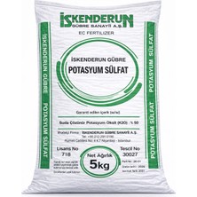 İskenderun Gübre Potasyum Sülfat Granül 5 kg