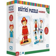 Meschain Meschaın Ca Games 5030 Eğitici Puzzle Meslekler