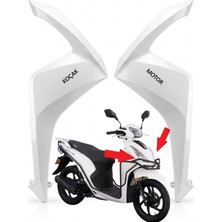Arora Boss 50 / 125 Ön Panel Beyaz Sağ ve Sol