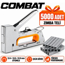 Combat Mekanik Profesyonel Büyük Zımba Makinesi Zımba+Tel ( 5.000 Ad Zımba Teli )