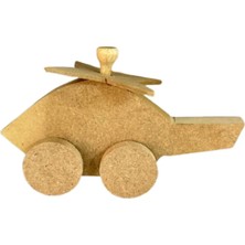 Meschain Meschaın Ahşap Araba -Helikopter Balık