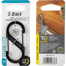 Nite Ize S-Biner #3-Siyah