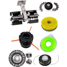 Roberca Tırpan 26MM 9 Diş Paletli Çapa Aparatı + 6'lı Çim Biçme Seti