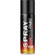 Mxs Isıya Dayanıklı Sprey Boya Siyah Renk  400ML