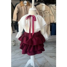 Minimoa Kids Kırmızı Etekli Takım