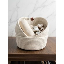 Rota Design 3lü Sepet Modern Şık Organizer Çok Amaçlı Sepet