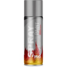 Mxs Isıya Dayanıklı Sprey Boya Gümüş Renk   400ML