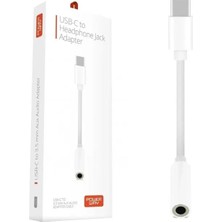 Aslanoğlu Store Powerway AC04 Type-C To 3.5 mm Aux Kulaklık Dönüştürücü