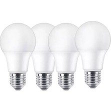 Aslanoğlu Store Ledx Al-Ll9-4 9 Watt 6500K Beyaz E27 Duy 4'lü Avantajlı Paket Ampul