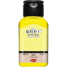 Meschain Meschaın Artdeco Akrilik Boya 75ML Limon Sarı 3627