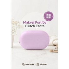 Lizy's Kadın Aroma Kokulu Makyaj Çantası Portföy Clutch Çanta – 20X12 cm