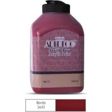 Meschain Meschaın Artdeco Akrilik Boya 500ML 3643 Bordo