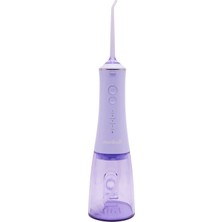 Steriball Oral Irrigator Ağız Duşu Lila - 4 Temizlik Modu; 360 ° Dönebilen Başlık; 0,60 mm Ince Su Akışı; Yüksek Frekanslı Su Darbesi