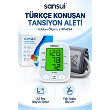 Sansui Koldan Ölçen Türkçe Konuşan Çift Kullanıcılı Elektronik Tansiyon Aleti
