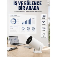 Diyar-ı Fırsat HDMI ve USB Girişli Uzun Ömürlü Ampullü Projeksiyon