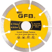 Gfb Soketli Elmas Daire Testere