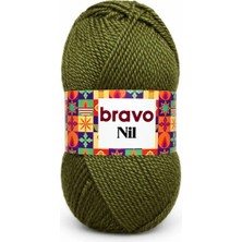 Bravo Nil Patik ve Örgü Ipi – %100 Akrilik, 100 G / 240 M  Renk: 1005