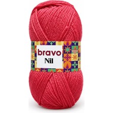 Bravo Nil Patik ve Örgü Ipi – %100 Akrilik, 100 G / 240 M  Renk: 1027