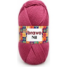 Bravo Nil Patik ve Örgü Ipi – %100 Akrilik, 100 G / 240 M Renk: 1018