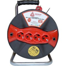 Caftra Arstech ARS32540 Seyyar Makara Kablo 3x2.5 mm 40 Metre