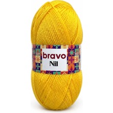 Bravo Nil Patik ve Örgü Ipi – %100 Akrilik, 100 G / 240 M  Renk: 1014