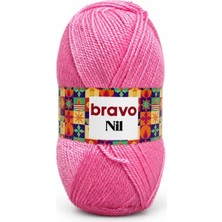 Bravo Nil Patik ve Örgü Ipi – %100 Akrilik, 100 G / 240 M  Renk: 1026