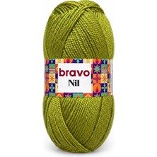Bravo Nil Patik ve Örgü Ipi – %100 Akrilik, 100 G / 240 M  Renk: 1016