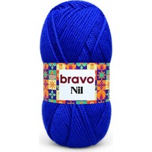 Bravo Nil Patik ve Örgü Ipi – %100 Akrilik, 100 G / 240 M  Renk: 1024