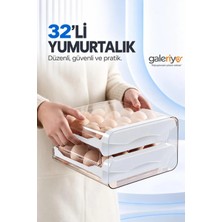 Galeriyo Galerıyo Yumurta Organizeri Kapaklı Çekmeceli Düzenleyici 1 Adet, Steril Yumurtalık
