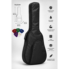 Yankı KGC-40BK Siyah Klasik Gitar Softcase Kalın Pedli Suya Dayanıklı Gitar Kılıfı