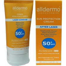 Alldermo SPF 50+ Lazer Epilasyon Sonrası Krem 50 ml Tüp