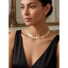 Küpe&Co Ezme Plaka Modern Kolye