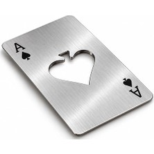 Aslanoğlu Store Maça Ası Tasarımlı Metal Şişe Açacağı ALK6431