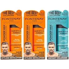 Saç Şekillendirici Pudra Toz Wax Mat Effect ve Ultra Strong X2 20 G 3'lü Wax Set